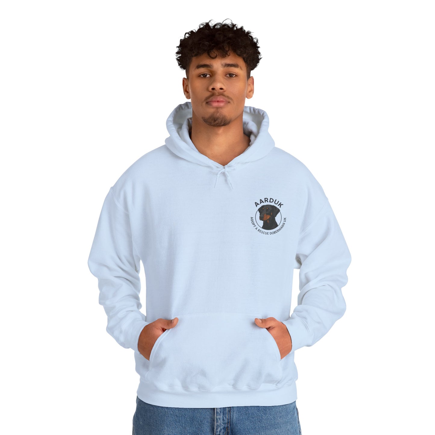 AARDUK Hoodie - Distemper Hoodie | Unisex Heavy Blend. Dual Printed Front and Back Design.