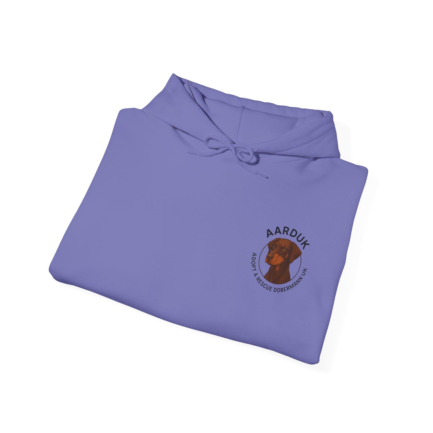 AARDUK - Adopt A Rescue Dobermann UK Hoodie (Brown/Tan)