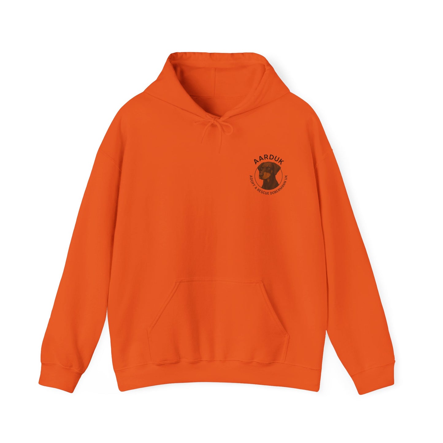 AARDUK - Adopt A Rescue Dobermann UK Hoodie (Brown/Tan)