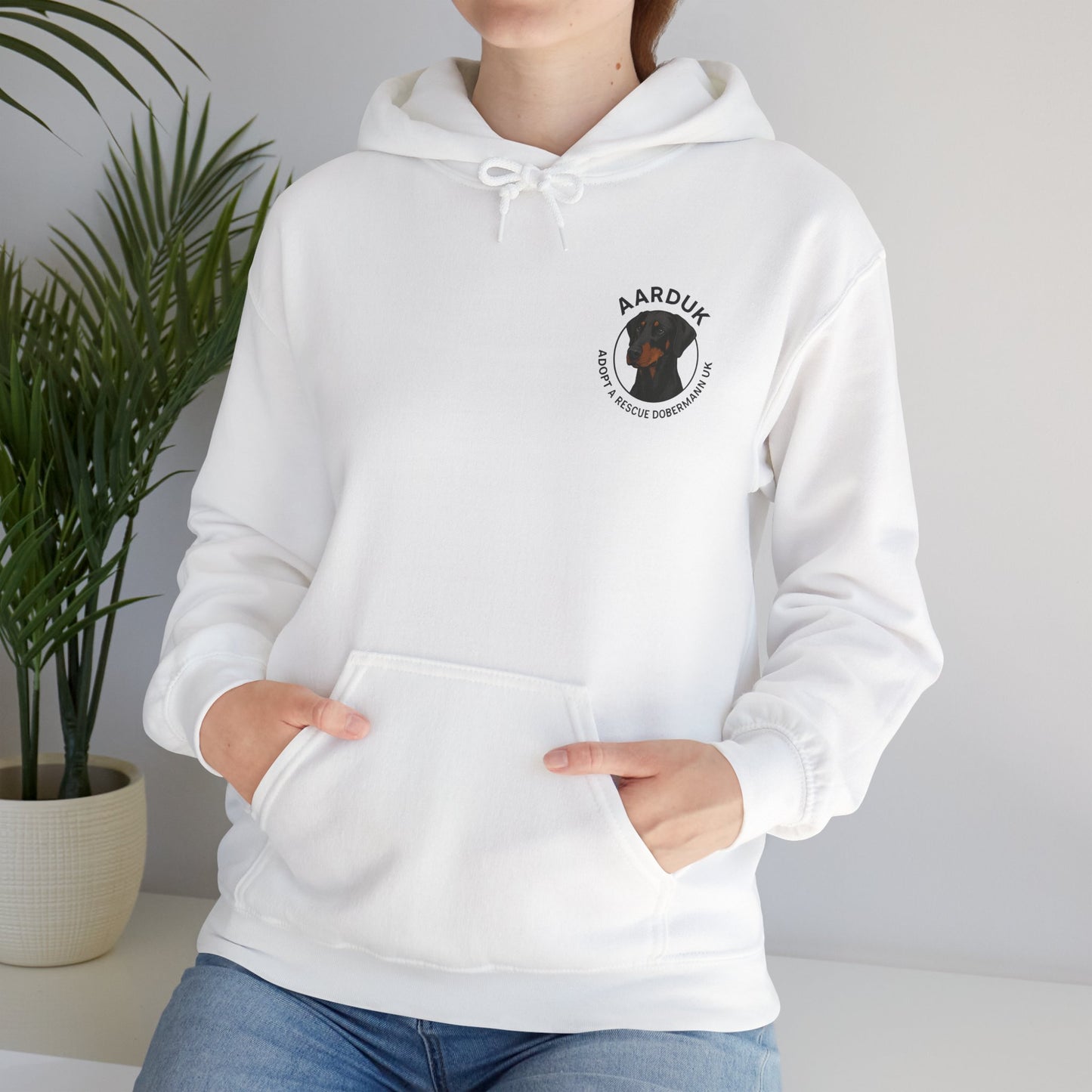 AARDUK - Adopt A Rescue Dobermann UK Hoodie (Black/Tan)