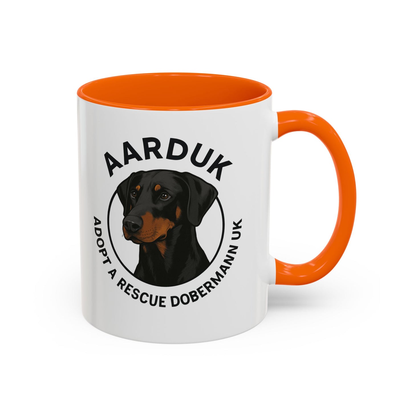 AARDUK Coffee Mug - Donate While you Drink (Black/Tan)