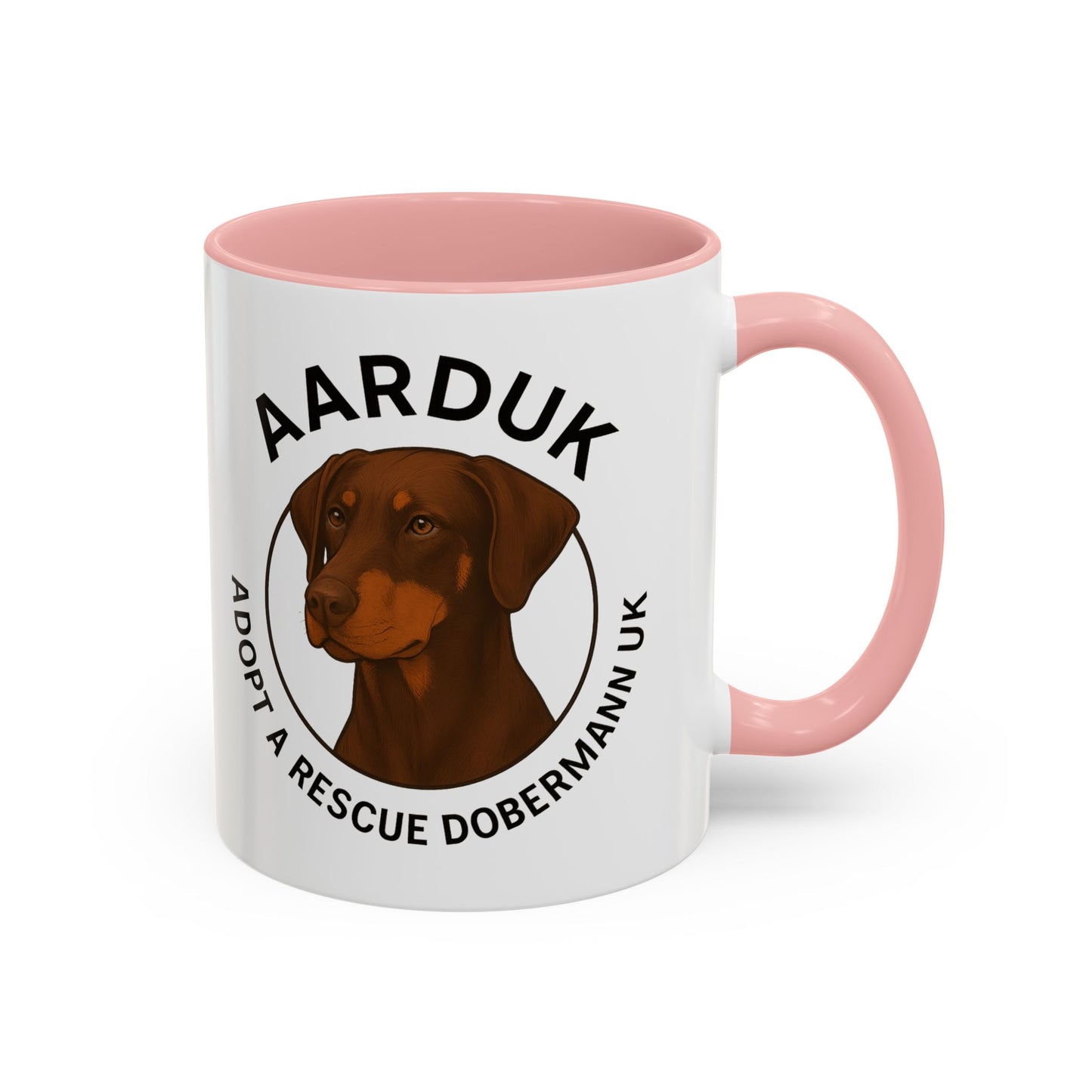 AARDUK Coffee Mug - Donate While you Drink (Brown/Tan)
