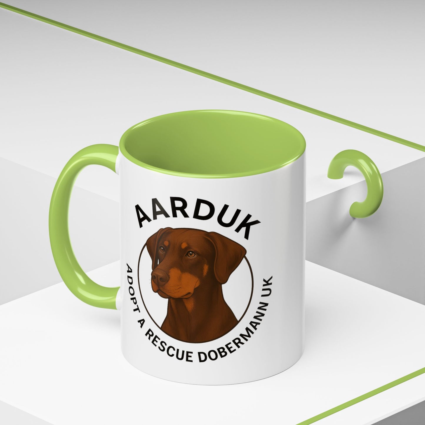 AARDUK Coffee Mug - Donate While you Drink (Brown/Tan)