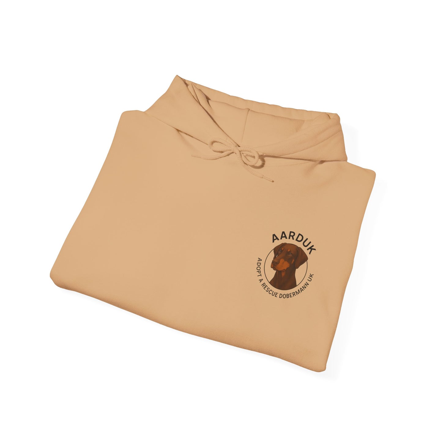 AARDUK - Adopt A Rescue Dobermann UK Hoodie (Brown/Tan)