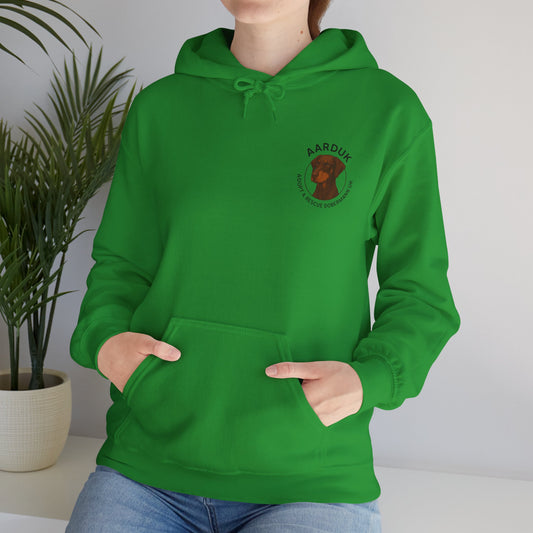 AARDUK - Adopt A Rescue Dobermann UK Hoodie (Brown/Tan)
