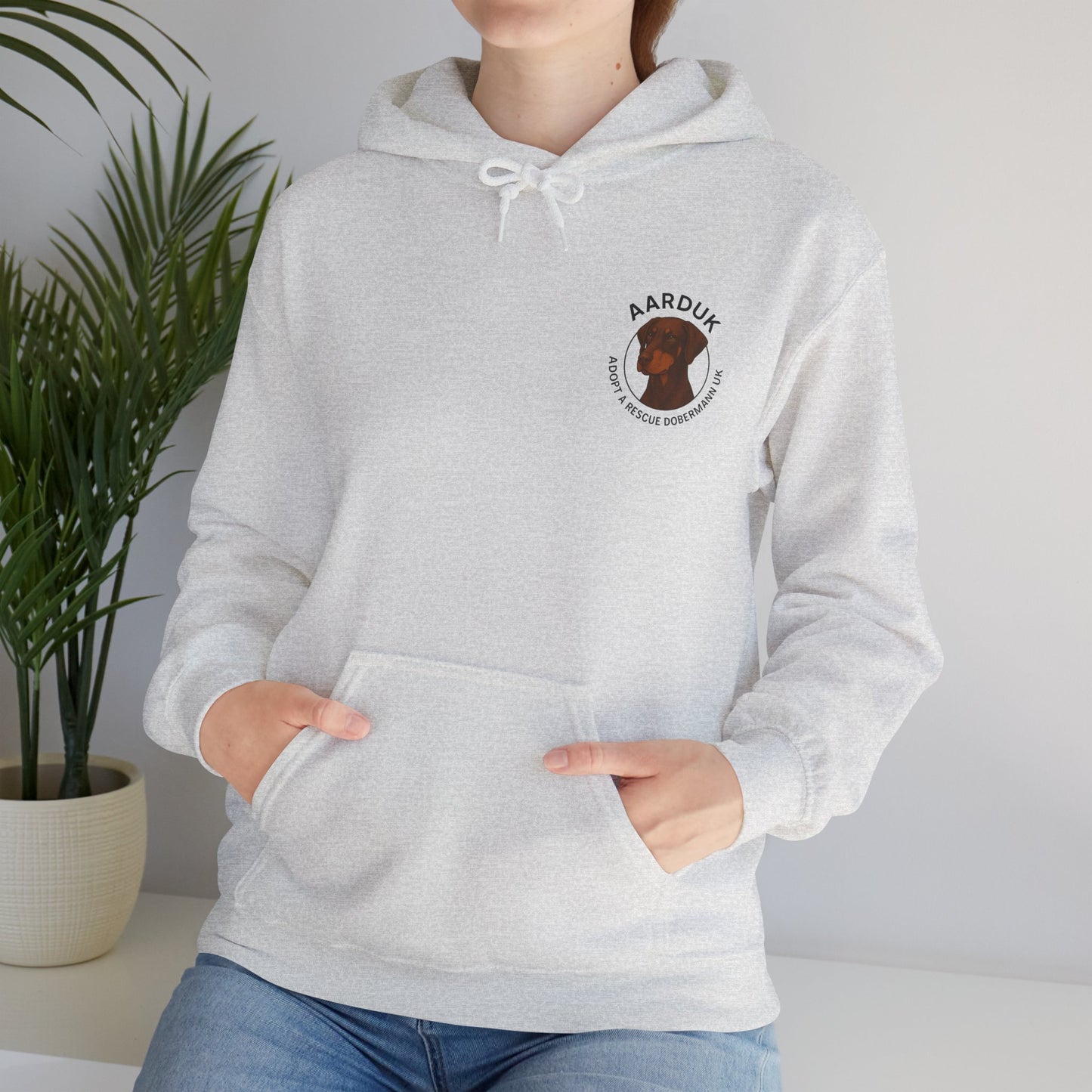 AARDUK - Adopt A Rescue Dobermann UK Hoodie (Brown/Tan)